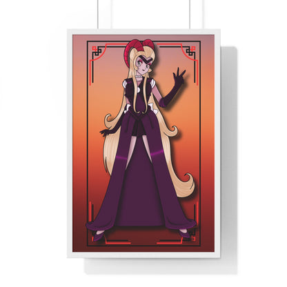 Space Warrior Lilith Vertical Framed Poster