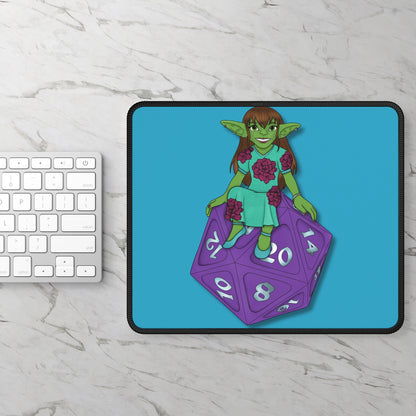 Goblin on a d20 Gaming Mouse Pad