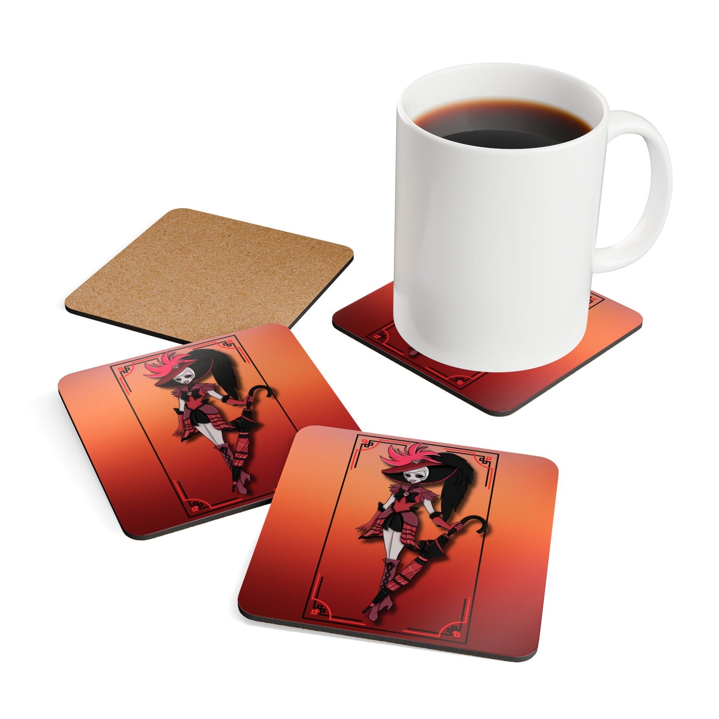 Space Warrior Rosie Corkwood Coaster Set