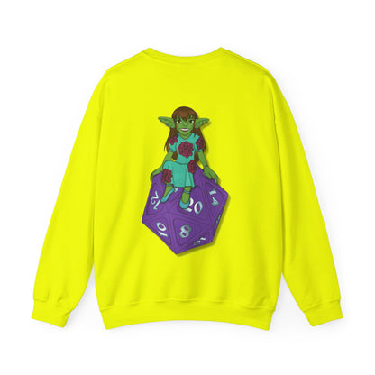 Goblin on a d20 Unisex Heavy Blend™ Crewneck Sweatshirt