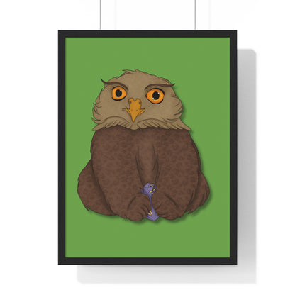 Owlbear Cub Vertical Framed Poster