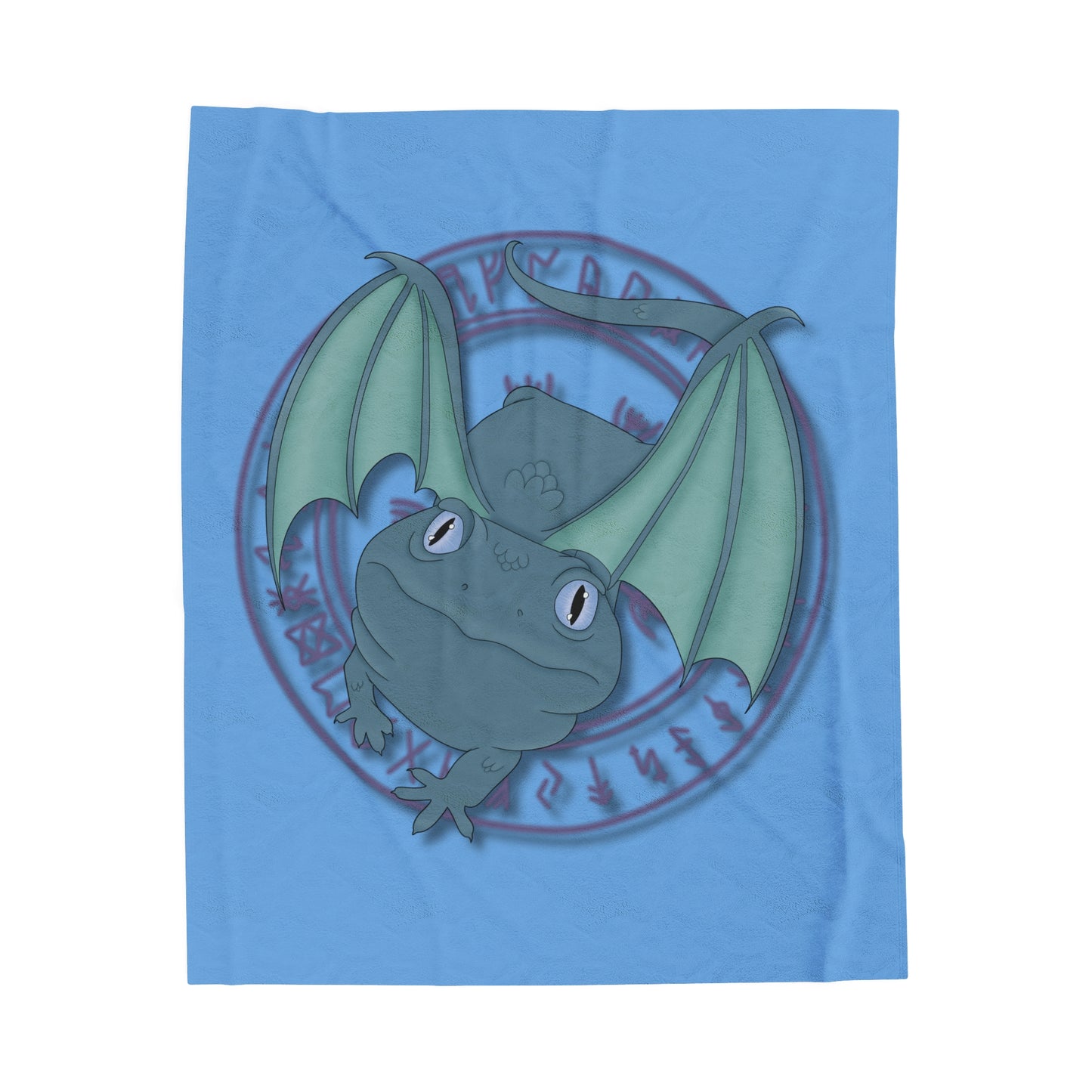 Baby Dragon Velveteen Plush Blanket