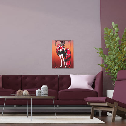 Space Warrior Husk Indoor and Outdoor Silk Posters