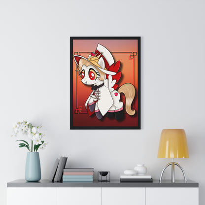 Pony Lucifer Vertical Framed Poster