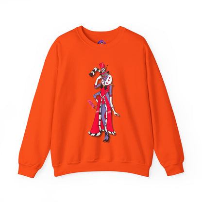 Space Warrior Valentino Heavy Blend™ Crewneck Sweatshirt