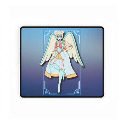 Space Warrior Saint Peter Desk Mats