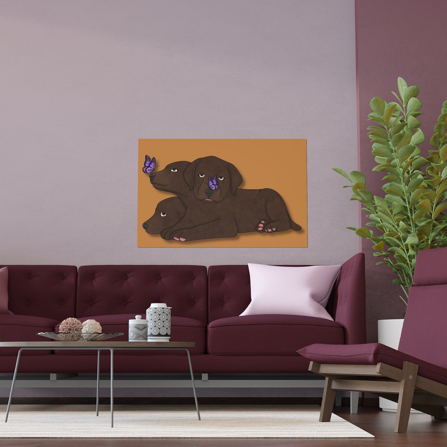 Cerberus Puppy Indoor and Outdoor Silk Posters