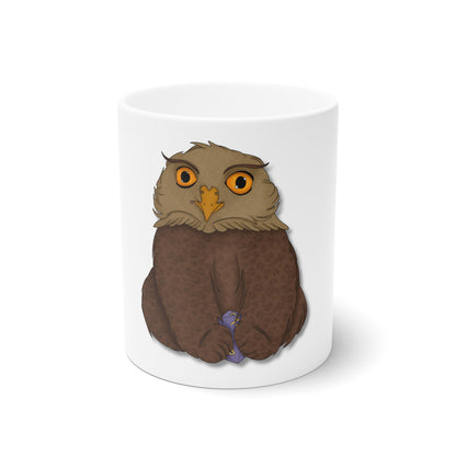 Owlbear Cub White Ceramic Mug