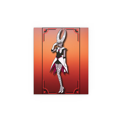 Space Warrior Carmilla Indoor and Outdoor Silk Posters