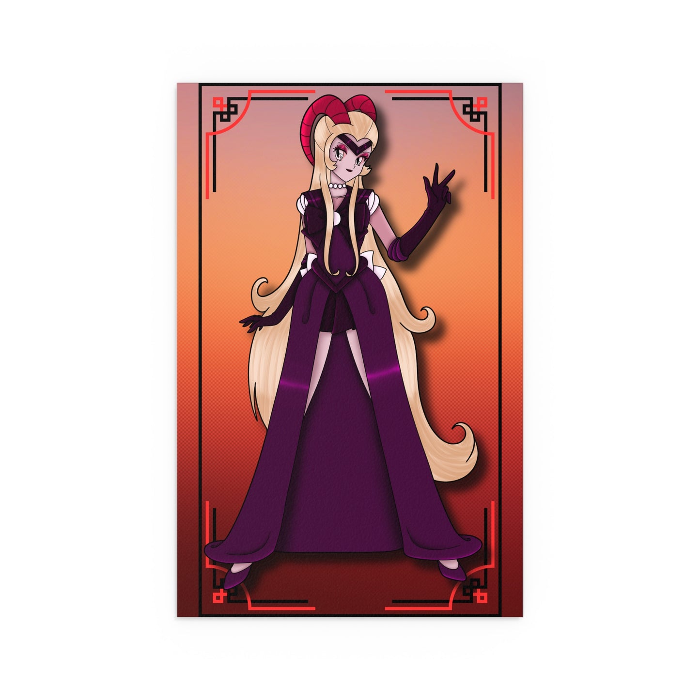 Space Warrior    Lilith Indoor and Outdoor Silk Posters