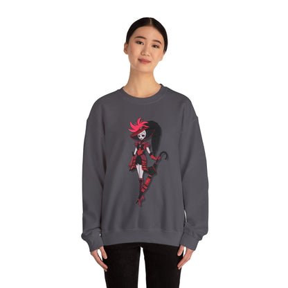 Space Warrior Rosie Heavy Blend™ Crewneck Sweatshirt