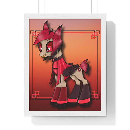 Pony Alastor Vertical Framed Poster