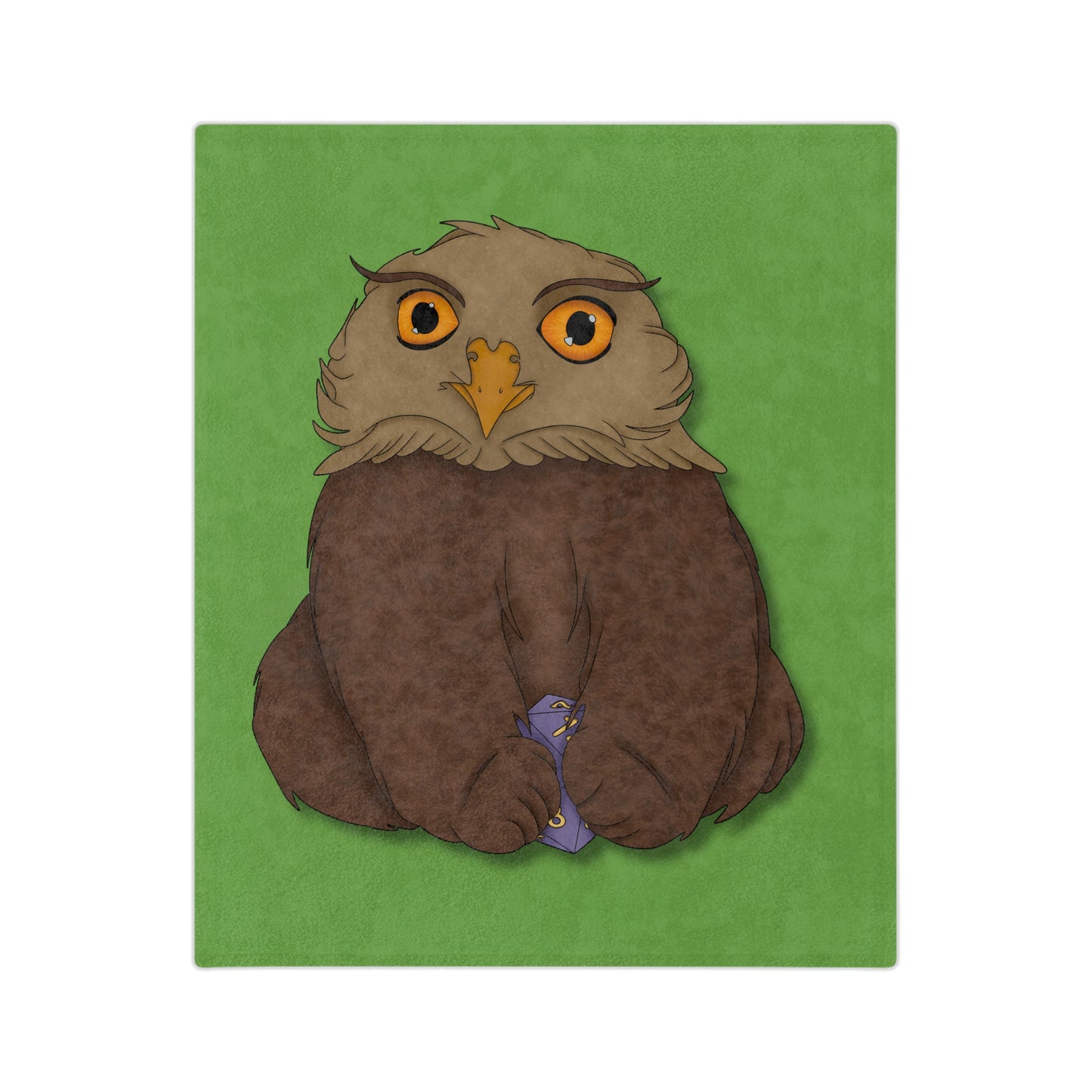 Owlbear Cub Velveteen Microfiber Blanket