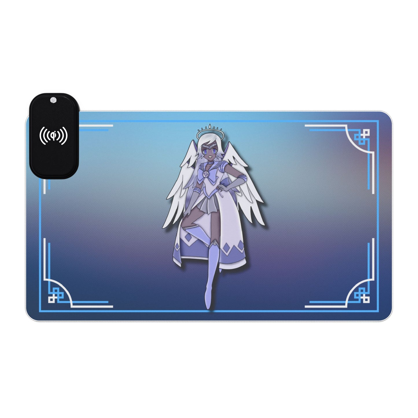 Space Warrior Emily LED Gaming Mouse Pad