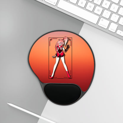 Space Warrior Cherri Bomb Mouse Pad With Wrist Rest