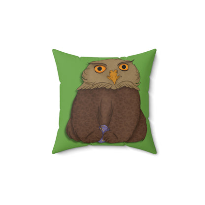 Owlbear Cub Spun Polyester Square Pillow