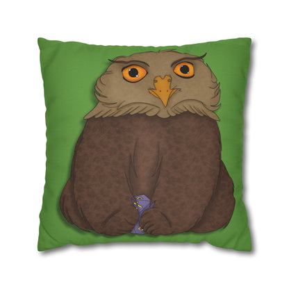 Owlbear Cub Spun Polyester Square Pillowcase