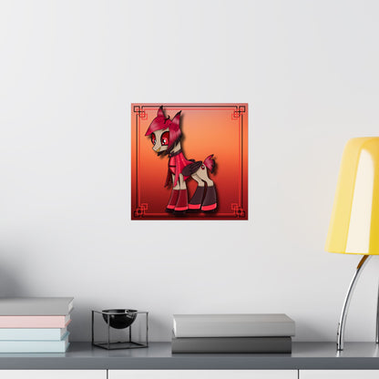 Pony Alastor Matte Vertical Posters