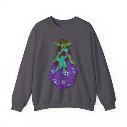 Goblin on a d20 Unisex Heavy Blend™ Crewneck Sweatshirt