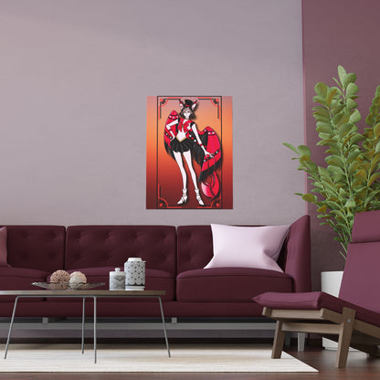 Space Warrior Husk Indoor and Outdoor Silk Posters