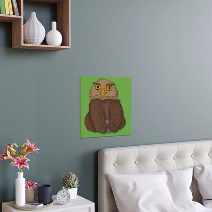 Owlbear Cub Indoor and Outdoor Silk Posters