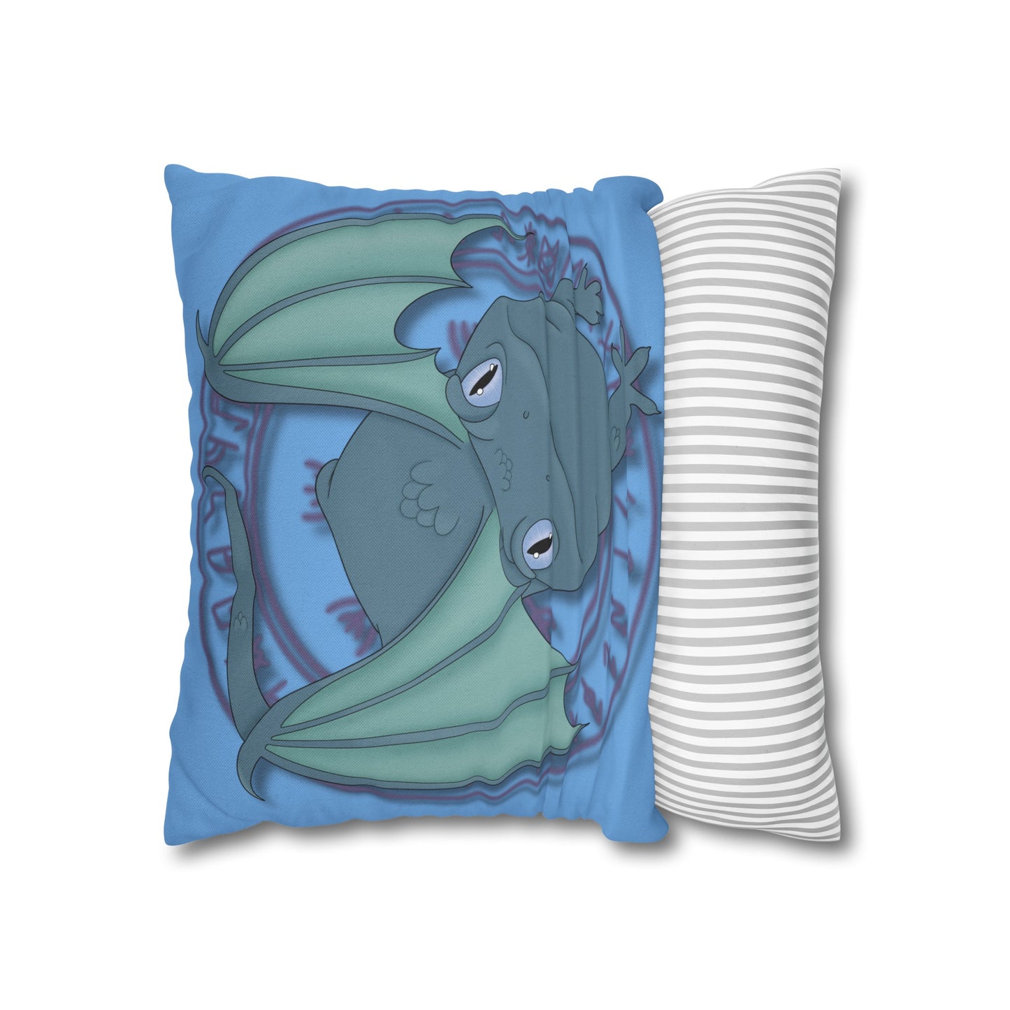 Baby Dragon Spun Polyester Square Pillowcase