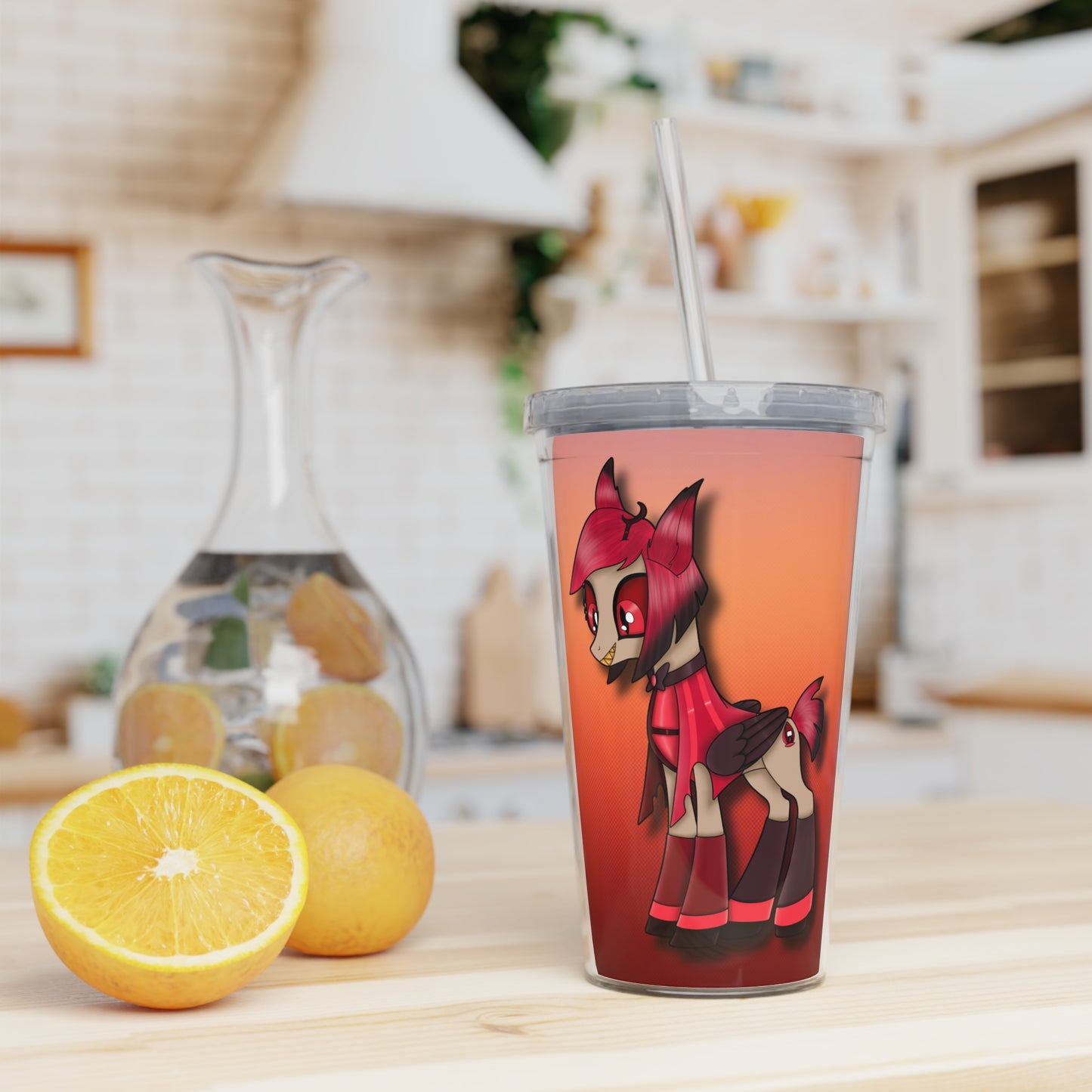 Pony Alastor Plastic Tumbler with Straw