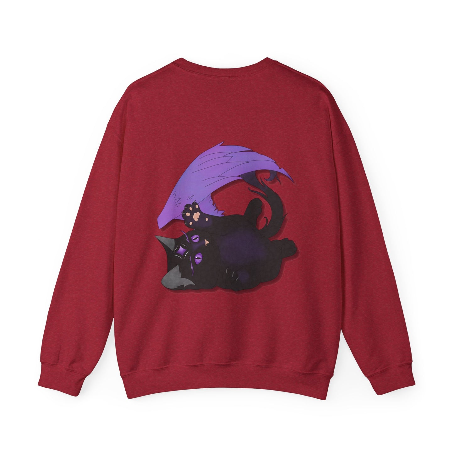 Winged Kitten Unisex Heavy Blend™ Crewneck Sweatshirt