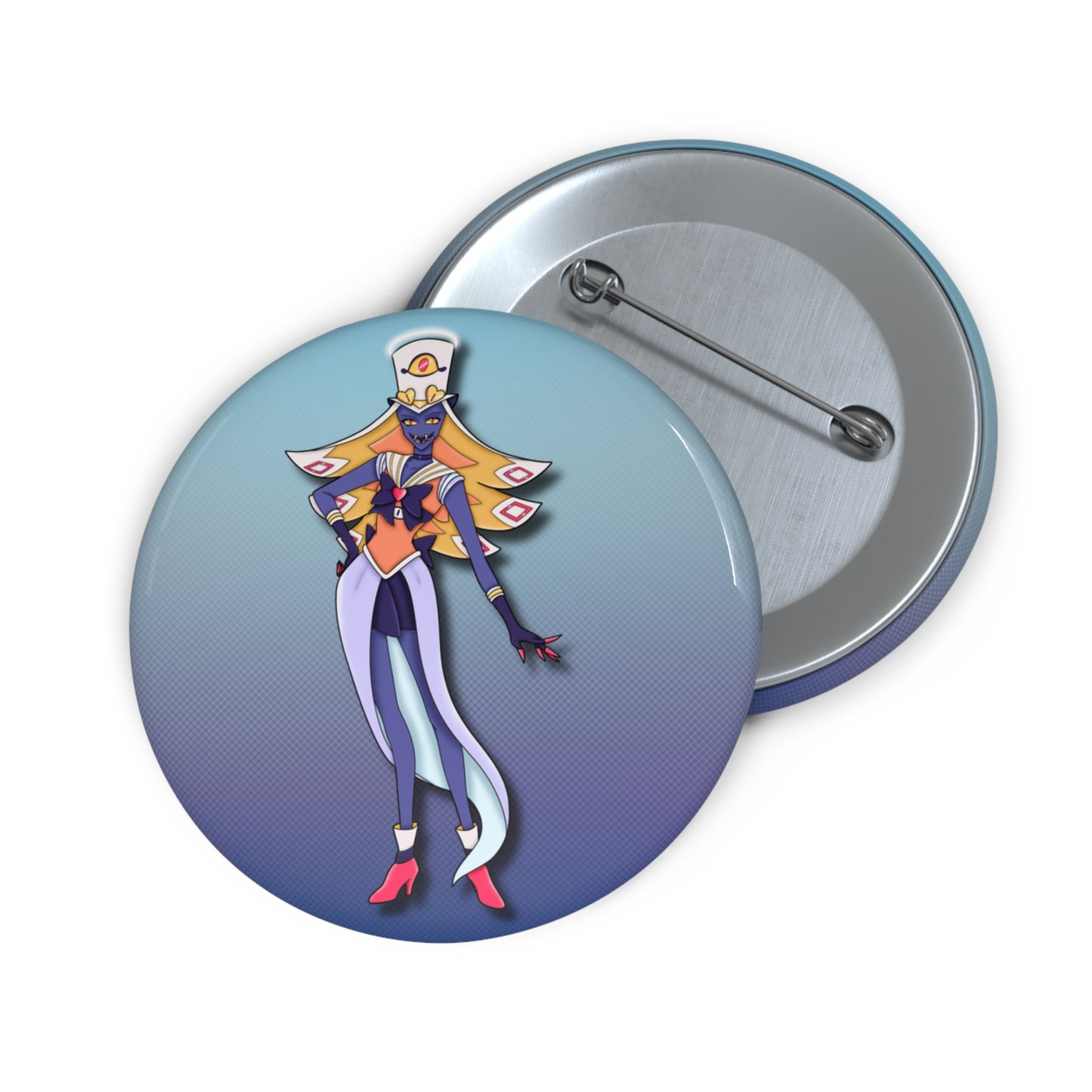 Space Warrior Sir Pentious Pin Button