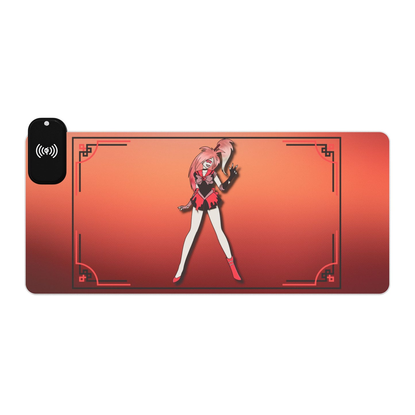 Space Warrior Cherri Bomb LED Gaming Mouse Pad