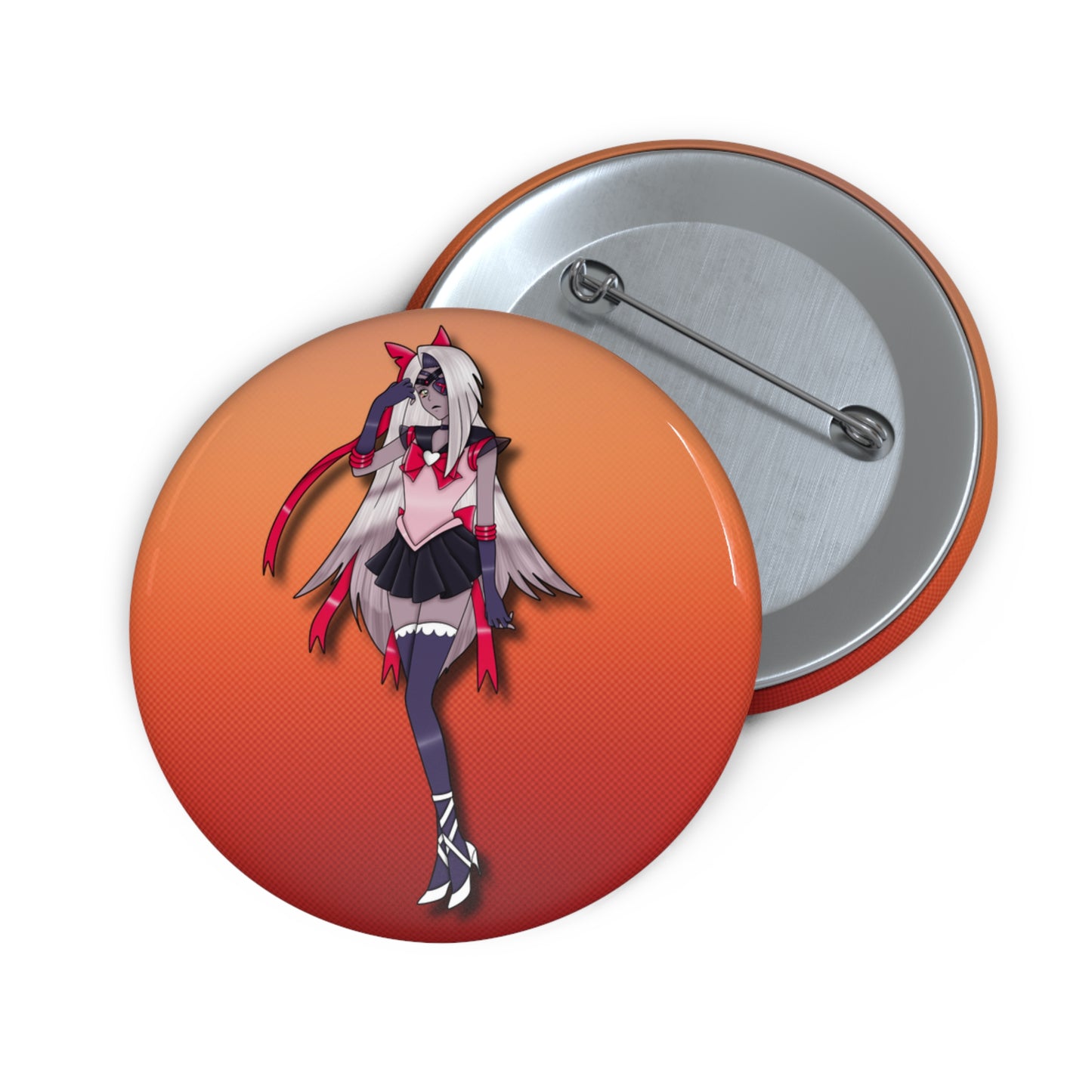 Space Warrior Vaggie Pin Button