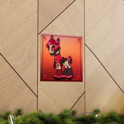 Pony Alastor Matte Vertical Posters