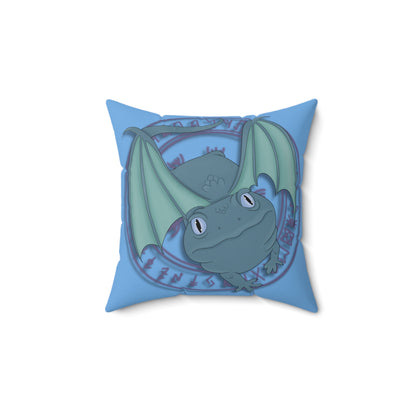 Baby Dragon Spun Polyester Square Pillow