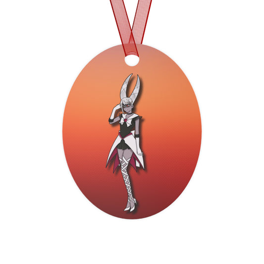 Space Warrior Carmilla Metal Ornaments