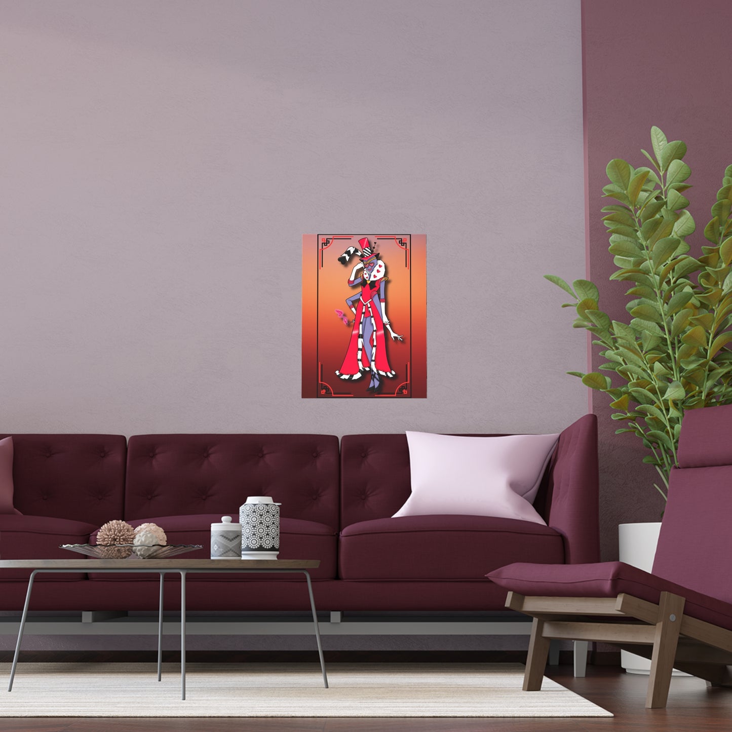 Space Warrior Valentino Indoor and Outdoor Silk Posters