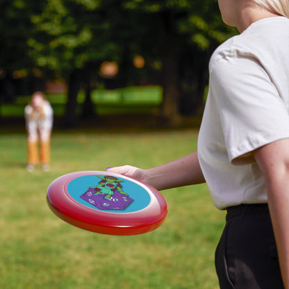 Goblin on a d20 Wham-O Frisbee