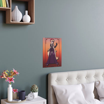 Space Warrior    Lilith Indoor and Outdoor Silk Posters