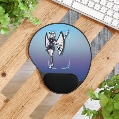 Space Warrior Lute Mouse Pad With Wrist Rest