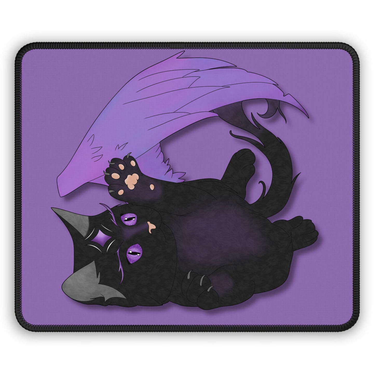 Winged Kitten Gaming Mouse Pad