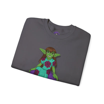 Goblin on a d20 Unisex Heavy Blend™ Crewneck Sweatshirt