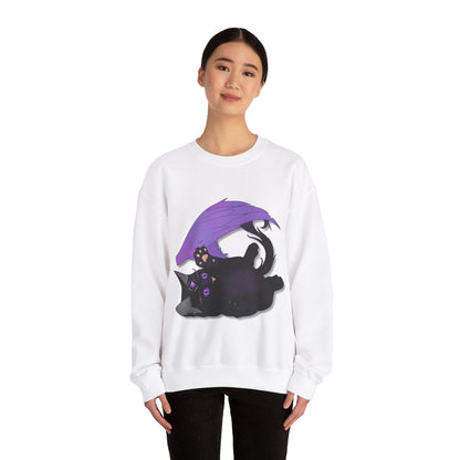 Winged Kitten Unisex Heavy Blend™ Crewneck Sweatshirt