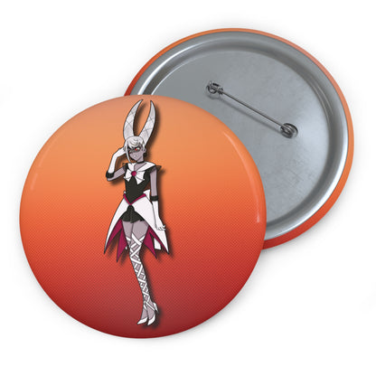 Space Warrior Carmilla Pin Button