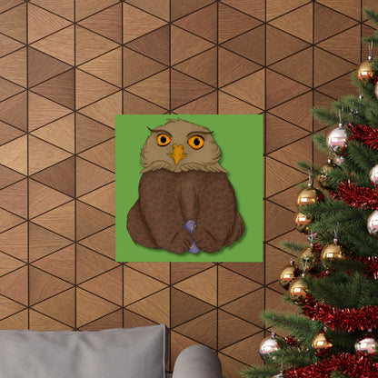 Owlbear Cub Matte Vertical Posters