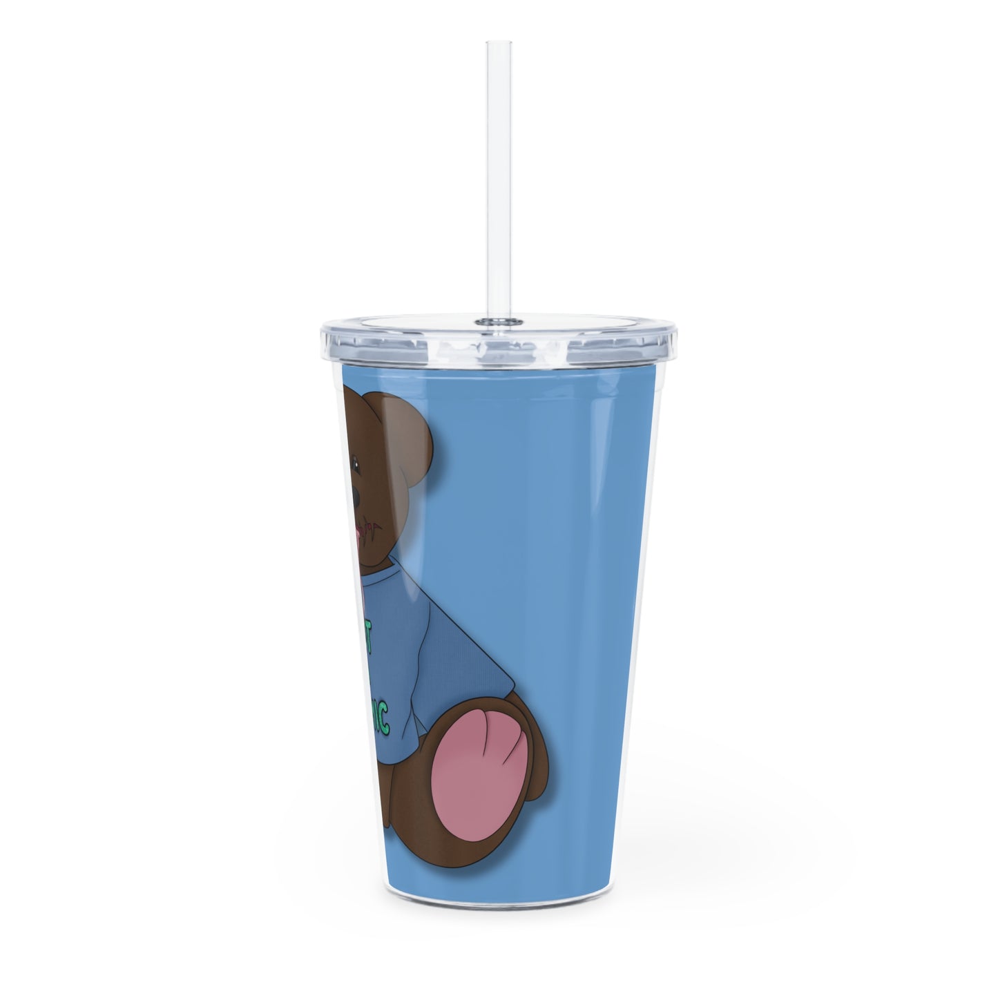 (Not a) Mimic Plastic Tumbler with Straw