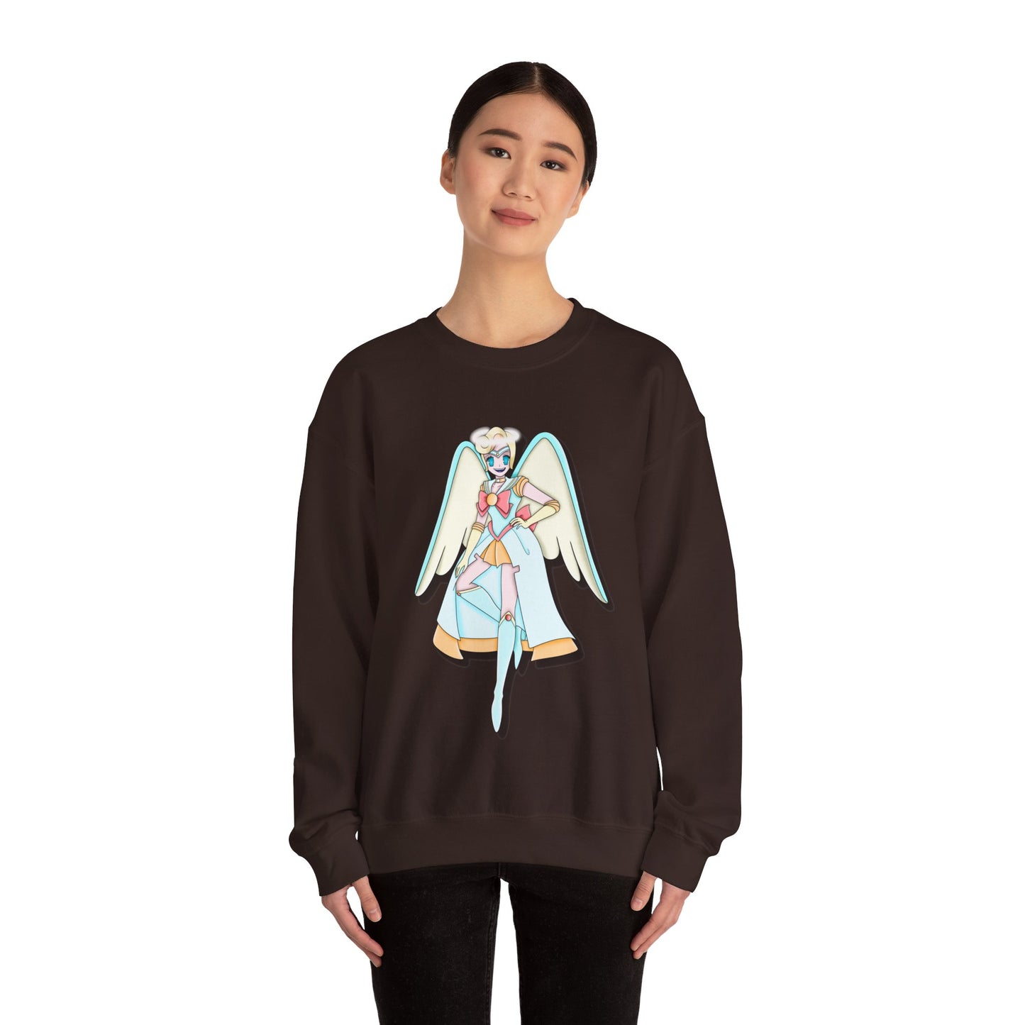 Space Warrior Saint Peter Heavy Blend™ Crewneck Sweatshirt