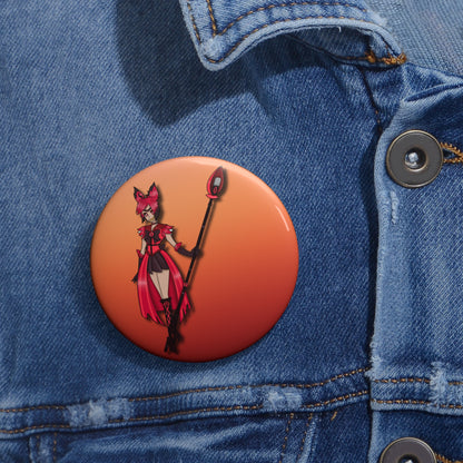 Space Warrior Alastor Pin Button