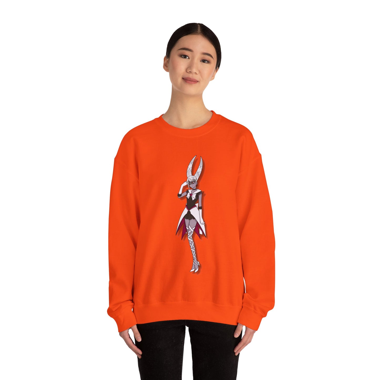 Space Warrior Carmilla Heavy Blend™ Crewneck Sweatshirt