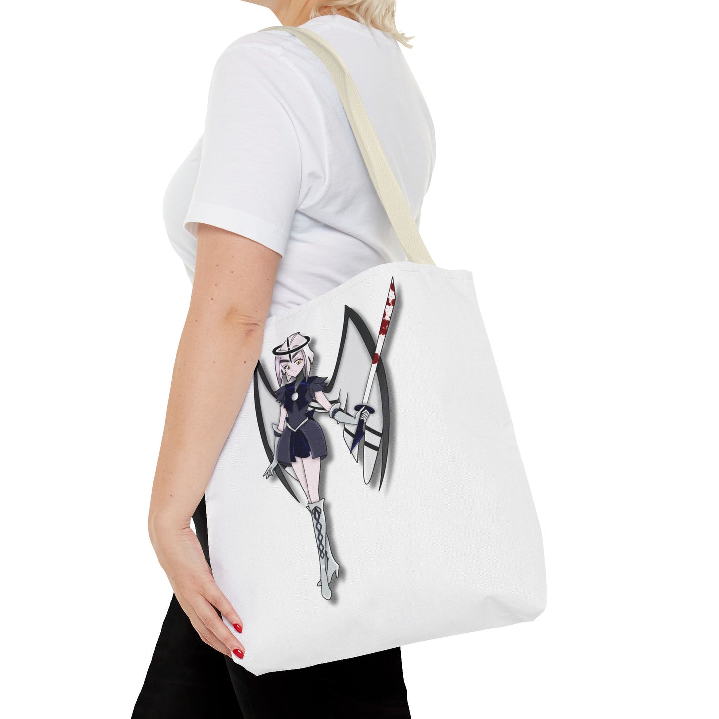 Space Warrior Lute Tote Bag (AOP)