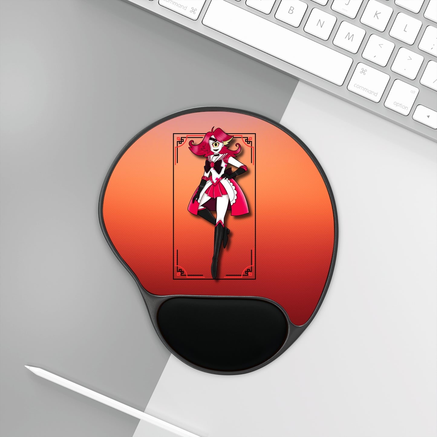 Space Warrior Niffty Mouse Pad With Wrist Rest