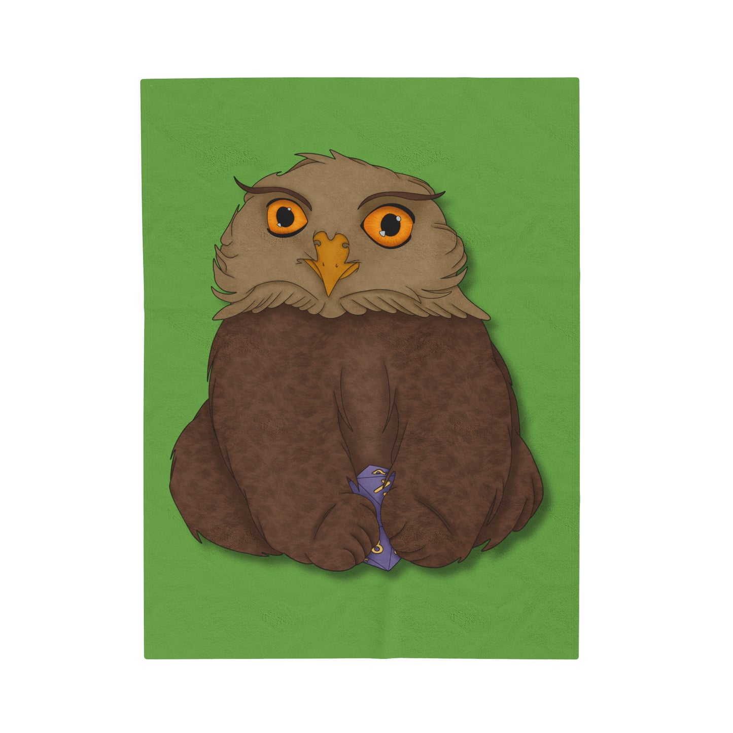 Owlbear Cub Velveteen Plush Blanket